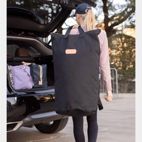 Jon Hart Brick Canvas Large Drawstring Laundry Bag - Picture 2 of 11